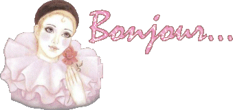 Bonjour à vous qui visitez mon blog